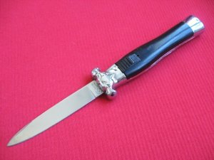 RARE Style Vintage Double Action PASTOR ALEMAN OTF Switchblade Knife