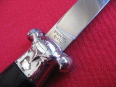 RARE Style Vintage Double Action PASTOR ALEMAN  OTF Switchblade Knife