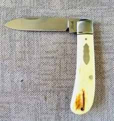 Bobby Toole Mammoth Zulu ...Cpm154..3.75" closed..fluted Integral Bolsters..coa and pouch.