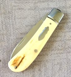 Bobby Toole Mammoth Zulu ...Cpm154..3.75" closed..fluted Integral Bolsters..coa and pouch.