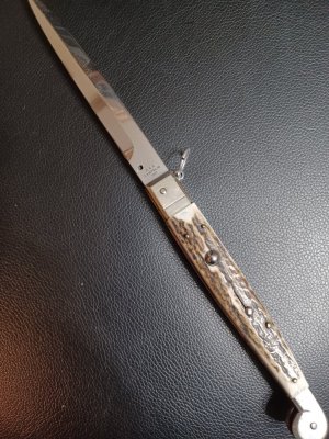 12"  AGA Campolin Sicilian Fighter Stag Horn. 