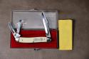 1973 BOKER USA 8313 SPLITBACK WHITTLER WEISS COMM. AS NEW