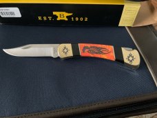 Brian Yellowhorse Custom Buck 110 : Spirit Chief Lockback
