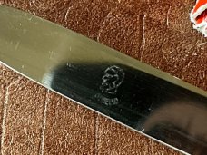 Super Automatic Out The Front (OTF), Green Handle, Hard To Find, Rostfrei Mark, Othello Logo