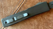 Microtech Ultratech From 2004, Black Tactical With Black Serrated Blade, Unused With Box 