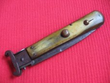 Rare Flli Dilorio Antique FROSOLNE Italian Shell Puller Picklock STILETTO Switchblade Knife