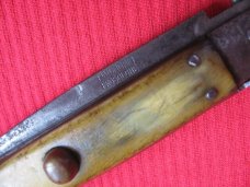 Rare Flli Dilorio Antique FROSOLNE Italian Shell Puller Picklock STILETTO Switchblade Knife