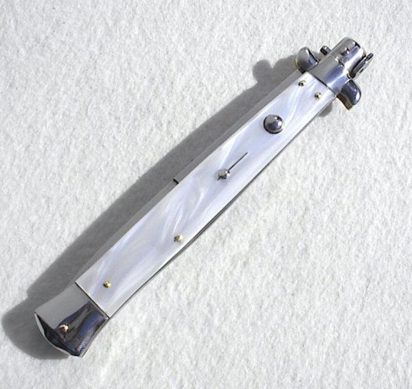 NEW OLD STOCK 13" SKM STILETTO ACRYLIC PEARL MANIAGO ITALY