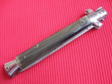 Vintage Italian 11" Vendetta Corsa Style Horn Stiletto Switchblade Knife.