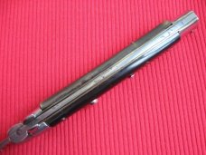 Vintage Italian 11" Vendetta Corsa Style Horn Stiletto Switchblade Knife.