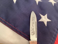 2007 Bulldog Brand, HAND MADE 1 Blade Barlow with Rams Horn Handles