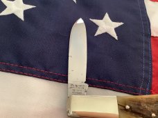 2007 Bulldog Brand, HAND MADE 1 Blade Barlow with Rams Horn Handles