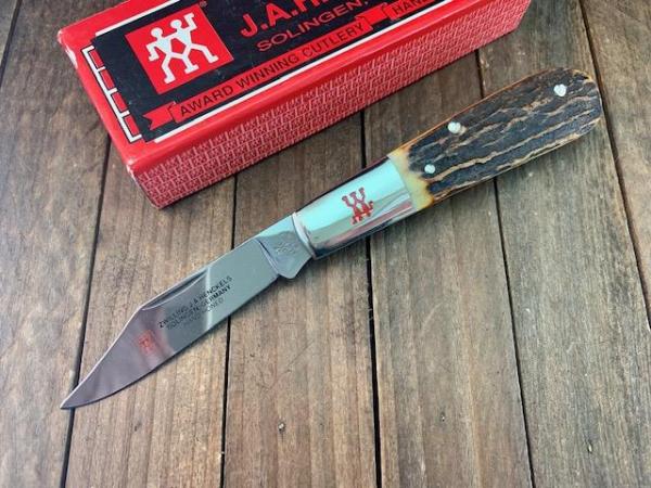 Henckels by Boker Single Blade Barlow Premium Stag Gorgeous!