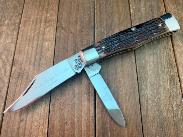 Queen Gunstock Jack Master Cutler Collection Stainless Steel Blades 1979 Queen Gunstock Jack Master Cutler Collection Stainless Steel Blades 1979