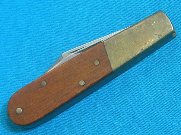 VINTAGE KABAR KA-BAR 1014 USA BARLOW BAREHEAD FOLDING POCKET KNIFE KNIVES OLD