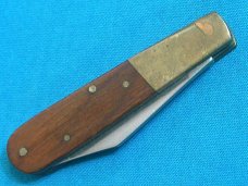 VINTAGE KABAR KA-BAR 1014 USA BARLOW BAREHEAD FOLDING POCKET KNIFE KNIVES OLD