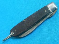 VINTAGE TL 29 ELECTRICIANS LINEMANS MONARCH 2235 JAPAN FOLDING POCKET BAREHEAD KNIFE KNIVES OLD