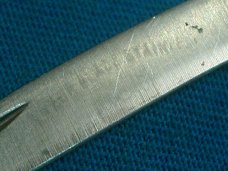 VINTAGE SCHRADE NY USA 855 RAZOR BLADE STAINLESS STOCKMAN CATTLEMANS FOLDING POCKET KNIFE KNIVES OLD