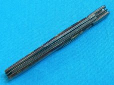 VINTAGE ANTIQUE PARISBEAD CHICAO USA COKE BOTTLE TRAPPER FISH FANCY FOLDING POCKET KNIFE KNIVES OLD