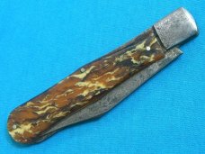 VINTAGE ANTIQUE PARISBEAD CHICAO USA COKE BOTTLE TRAPPER FISH FANCY FOLDING POCKET KNIFE KNIVES OLD