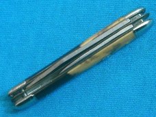 VINTAGE IMPERIAL ENGLAND SERPENTINE STOCKMAN FOLDING POCKET HUNTING PEN JACK KNIFE KNIVES OLD