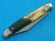 VINTAGE IMPERIAL ENGLAND SERPENTINE STOCKMAN FOLDING POCKET HUNTING PEN JACK KNIFE KNIVES OLD