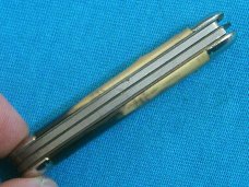 VINTAGE IMPERIAL ENGLAND SERPENTINE STOCKMAN FOLDING POCKET HUNTING PEN JACK KNIFE KNIVES OLD
