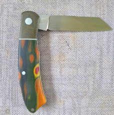 Grayson Jennings Native..Magnacut..Brook Trout carta..Micarta bolsters..3.75 clsd..coa