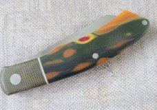 Grayson Jennings Native..Magnacut..Brook Trout carta..Micarta bolsters..3.75 clsd..coa