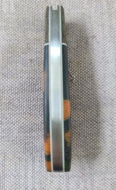 Grayson Jennings Native..Magnacut..Brook Trout carta..Micarta bolsters..3.75 clsd..coa