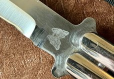 Benchmade Jody Sampson Handground Balisong aka Butterfly Knife, Original Sheath, Used 