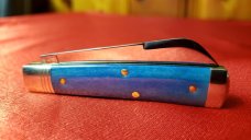 Great Eastern Cutlery Smooth Blue Camel Bone 493121 New in Tube, Mint Condition!