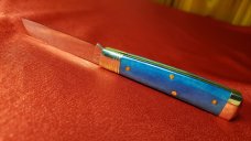 Great Eastern Cutlery Smooth Blue Camel Bone 493121 New in Tube, Mint Condition!