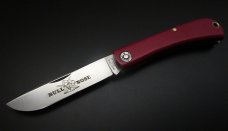 Great Eastern Cutlery #71 Bullnose Red Linen Micarta GEC 715121