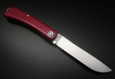Great Eastern Cutlery #71 Bullnose Red Linen Micarta GEC 715121