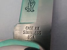 Case XX 1977 Blue Scroll Stag Folding Hunter Pattern # 5265 SAB SSP