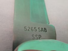 Case XX 1977 Blue Scroll Stag Folding Hunter Pattern # 5265 SAB SSP