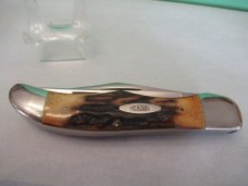 Case XX 1977 Blue Scroll Stag Folding Hunter Pattern # 5265 SAB SSP