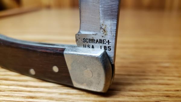 Schrade + USA LB5 Lockback Knife for repair or parts. Please see Pictures and Description.