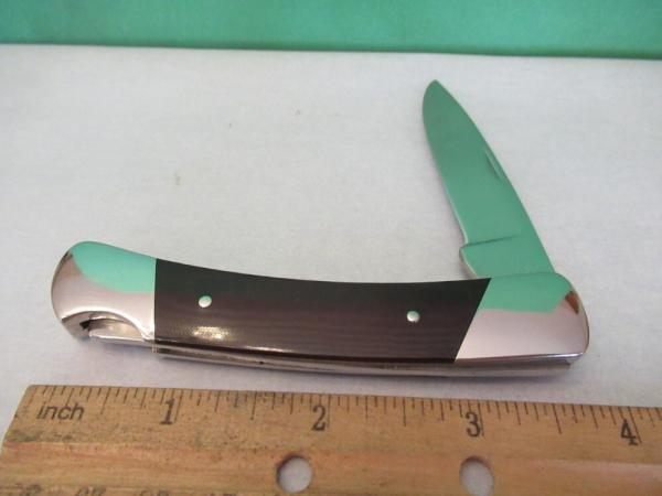 Buck Micarta Handle Pre Date Code English Script Stamp Model # 501 Buck Micarta Handle Pre Date Code English Script Stamp Model # 501