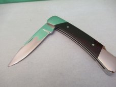 Buck Micarta Handle Pre Date Code English Script Stamp Model # 501 