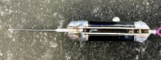 Rare Bambi Miniature Switchblade Keychain Knife, Made By Farfalli In Italy, Marked ITALY 