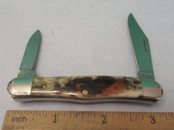 Case XX 1981 Appaloosa Bone Half Whittler Pattern # A6208 Case XX 1981 Appaloosa Bone Half Whittler Pattern # A6208