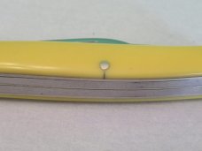 Case XX 1977 Yellow Birds   Eye Stockman Pattern # 33092