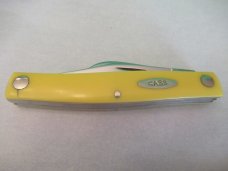 Case XX 1977 Yellow Birds   Eye Stockman Pattern # 33092