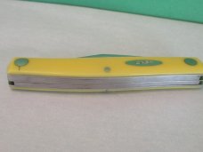 Case XX 1977 Yellow Birds   Eye Stockman Pattern # 33092