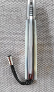 Vincenzo Balistreri White Wolf..Mother of Pearl..AEB-L..liners..lanyard pin and bead..coa.slip