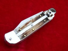 New 5-3/4" Stag Horn Hubertus leverlock auto (110.HH.08)