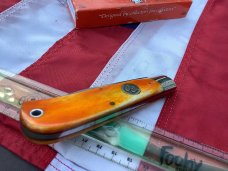 Colonel Coon Large Mountain Man Lock Back Hunting Pocket Knife w Bone Handles & One of 200 +Orig Box