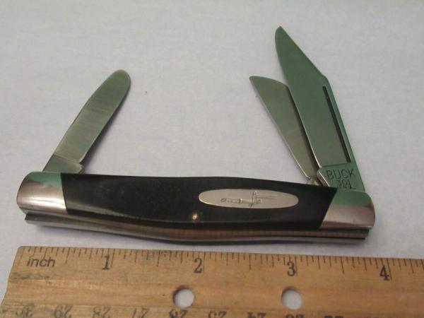 Buck Pre Date Code Delrin Handle Rough Cut Stockman Model # 301 